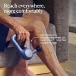 TheraGun Therabody Relief Handheld Percussion Massage Gun – Easy-to-Use, Comfortable &amp; Light Personal Massager for Every Day Pain Relief Massage Therapy in Neck, Back, Leg, Shoulder and Body (Navy) - Image 3