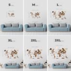 Enjoy The Wood 3D Wooden World Map Wall Art – Large Travel Map with Pins for Art Decor – Decorative Map of the World for Home, Office – Travel Wall Art Housewarming Gift Idea (Multicolor, M, Unframed) - Image 4