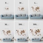 Enjoy The Wood 3D Wooden World Map Wall Art – Large Travel Map with Pins for Art Decor – Decorative Map of the World for Home, Office – Travel Wall Art Housewarming Gift Idea (Multicolor, M, Unframed) - Image 4