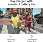 Fitbit Charge 6 Fitness Tracker with Google apps, Heart Rate on Exercise Equipment, 6-Months Premium Membership Included, GPS, Health Tools and More, Obsidian/Black, One Size (S &amp; L Bands Included) - Image 4