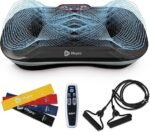Lifepro Waver Vibration Plate Exercise Machine for Lymphatic Drainage, Muscle Activation, Full-Body Workout Vibrating Platform with Loop Bands, Fitness Equipment for Strength Toning &amp; Fat Loss