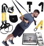 TRX All-In-One Home Gym System – Complete Suspension Training Kit for Strength Training, HIIT &amp; Full-Body Workouts at Home or Outdoors, Includes Indoor &amp; Outdoor Anchors