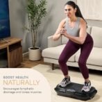 Lifepro Waver Vibration Plate Exercise Machine for Lymphatic Drainage, Muscle Activation, Full-Body Workout Vibrating Platform with Loop Bands, Fitness Equipment for Strength Toning &amp; Fat Loss - Image 3