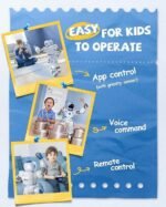 Ruko 1088 Smart Robots for Kids, Large Programmable Interactive RC Robot with Voice Control, APP Control, Present for 4 5 6 7 8 9 Years Old Kids Boys and Girls - Image 2