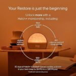 Hatch Restore 3 Sunrise Alarm Clock, Sound Machine, Smart Light (Putty) – White Noise, Screen-Free Sleep Routine - Image 5