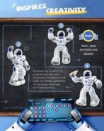 Ruko 1088 Smart Robots for Kids, Large Programmable Interactive RC Robot with Voice Control, APP Control, Present for 4 5 6 7 8 9 Years Old Kids Boys and Girls - Image 3