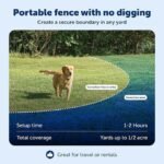 PetSafe Wireless Pet Containment System – Original Wireless Electric Fence for Dogs – Covers Up to 1/2 Acre – for Pets 8lb+ - Image 4