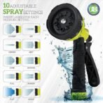 J&amp;B XpandaHose 150ft Expandable Garden Hose – Ultra-Strong 3750D, 4-Layer Latex Core, Brass 3/4″ Connectors, 10-Pattern Nozzle &amp; Storage Bag – Lightweight, Kink-Reducing, Leak-Resistant - Image 2