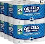 Quilted Northern Ultra Soft &amp; Strong Toilet Paper, 48 Double Rolls, 48 = 96 Regular Rolls,12 Count (Pack of 4)