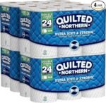 Quilted Northern Ultra Soft &amp; Strong Toilet Paper, 48 Double Rolls, 48 = 96 Regular Rolls,12 Count (Pack of 4)