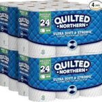 Quilted Northern Ultra Soft &amp; Strong Toilet Paper, 48 Double Rolls, 48 = 96 Regular Rolls,12 Count (Pack of 4)