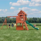 Backyard Discovery Atlantis Wooden Swing Set - Image 3