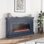 Novogratz Waverly Wide Mantel Electric Fireplaces. - Image 6
