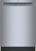 Bosch SHE3AEM5N 100 Series Dishwashers 24″ Stainless Steels