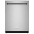 KitchenAid 24″ Fully-Integrated Built-In Dishwashers with 30 Total Wash Jets in PrintShield Stainless Steels