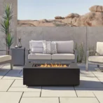 Real Flame Aegean 42″ Rectangle Propane Gas Outdoors Fire Tables - Image 4