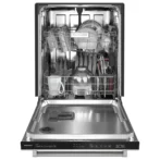 KitchenAid 24″ Fully-Integrated Built-In Dishwashers with 30 Total Wash Jets in PrintShield Stainless Steels - Image 4
