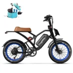 Euybike S4 Moped-Style Fat Tire Electrics Bikes - Image 5