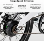 Lectric XP Lite Long-Range eBike Electric Commuter Bikes. - Image 5