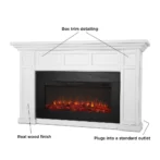 Real Flame Alcott 75″ Landscape Electrics Fireplaces - Image 4