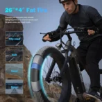 All-Terrain Mountain Ebike 1400W Power &amp; 65mi Ranges. - Image 4