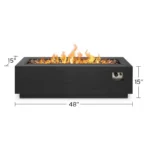 Real Flame Lanesboro Propanes or Natural Gas Fire Pit Tables - Image 2