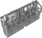 Bosch – 100 Series 24″ Front Control Smarts Built-In Hybrid Tub Dishwashers with PureDry, 50 dBA – Stainless Steel - Image 6