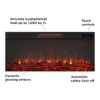 Real Flame Alcott 75″ Landscape Electrics Fireplaces - Image 3