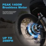 All-Terrain Mountain Ebike 1400W Power &amp; 65mi Ranges. - Image 3