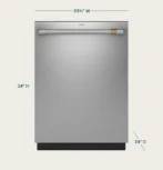 Cafe CDT828P2VS1 CAF(EBACK)™ CustomFit ENERGY STAR Stainless Interior Dishwasherss with Ultra Wash &amp; Dry, 42 dBA - Image 5