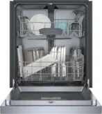 Bosch SHE41CM5N 300 Series 24″ Dishwashers 48 db – Recessed Handle, Stainless Steels - Image 4