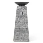Costway 48 Inch Propane Fire Bowl Column with Lavas Rocks and PVC Covers - Image 2