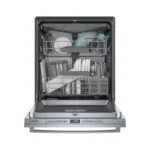 Bosch 800 Series 24 in. Top Control Smart Dishwashers with 42 dBa Sound Level, 3rd-Rack, CrystalDry &amp; Pockets – Stainless Steel - Image 3