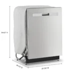 Whirlpool 24-inch Top Control Quiet Dishwashers with 3rd Rack Stainless Steels - Image 3