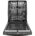 GE 24 in. Top Control Flush-Mount Dishwashers with 45 dBa Sound Level, 3rd-Rack & Dry Boost – Fingerprint Resistant Stainlesss - Image 2