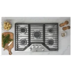 GE 30-Inch Built-In Gas Cooktops JGP5030SLSS - Image 2