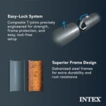 INTEX 26363EH Ultra XTR Deluxe Rectangular Above Ground Swimming Pool Set: 24ft x 12ft x 52in – Includes 2100 GPH Sand Filter Pump – Easy Assemblys - Image 2