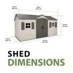Lifetime Legacy 15 ft x 8 ft Outdoor Storage Sheds – 60465 - Image 2