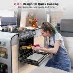 Camplux 21 Inches RV Stove Gas Range Oven 3 Burners Cooktops - Image 3