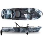 3 Waters Big Fish 108′ Length Urban Camo Pro Fish Pedals Drive Cathedral Hull - Image 4
