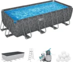 Bestway APX 365 18′ x 9′ x 52″ Rectangular Above Ground Swimming Pools - Image 4