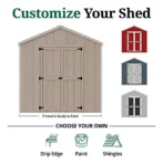 Little Cottage Co. Pre-Cut 12×12 Value Gable Shed Kits - Image 3