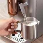 Café Affetto Automatic Espresso Machine + Milk Frother | Built-In &amp; Adjustable Espresso Bean Grinders | One-Touch Brew in 90 Seconds | Steel Silver, 1.2 Liter, (C7CEBBS2RS3) - Image 2
