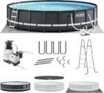 INTEX Ultra XTR Frame Round Above Ground Swimming Pool Set with Pumps - Image 4