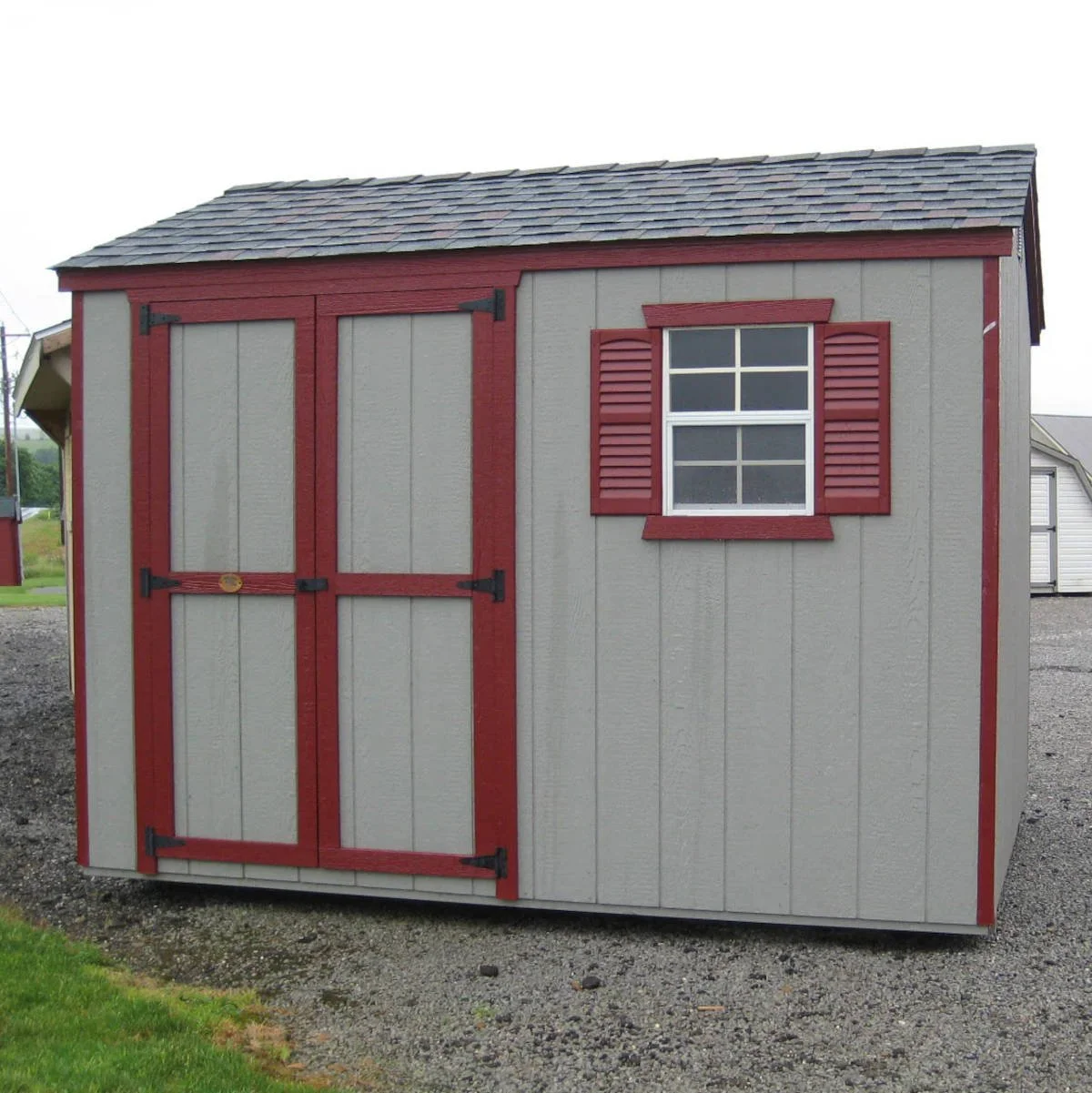 k1-25-1.webp Little Cottage Company Value Workshop 8X8 Wood Sheds - Image 1