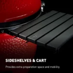 Kamado Joe Big Joe I 24 in. Blaze Red Ceramic Charcoal Grills - Image 2