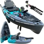 Reel Yaks Raptor Modular Fishing Kayak – 9.5ft Lightweight Sit On Top Kayak for Adults &amp; Youth – Stable &amp; Portable, Ideal Space-Saving Design for Travels – 380lbs Capacity - Image 4