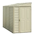DuraMax Building Products 4-ft x 8-ft Sidemate Off-white Lean-to Vinyl Storage Sheds