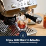 De’Longhi La Specialista Arte Evo Espresso Machine – Compact Cold Brew Coffee Maker with Grinder, Milk Steam Wand/Frother &amp; Tamping Tools – Home Barista Kit for Lattes, Cappuccinos, Iced Coffees - Image 7