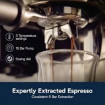 De’Longhi La Specialista Arte Evo Espresso Machine – Compact Cold Brew Coffee Maker with Grinder, Milk Steam Wand/Frother &amp; Tamping Tools – Home Barista Kit for Lattes, Cappuccinos, Iced Coffees - Image 6